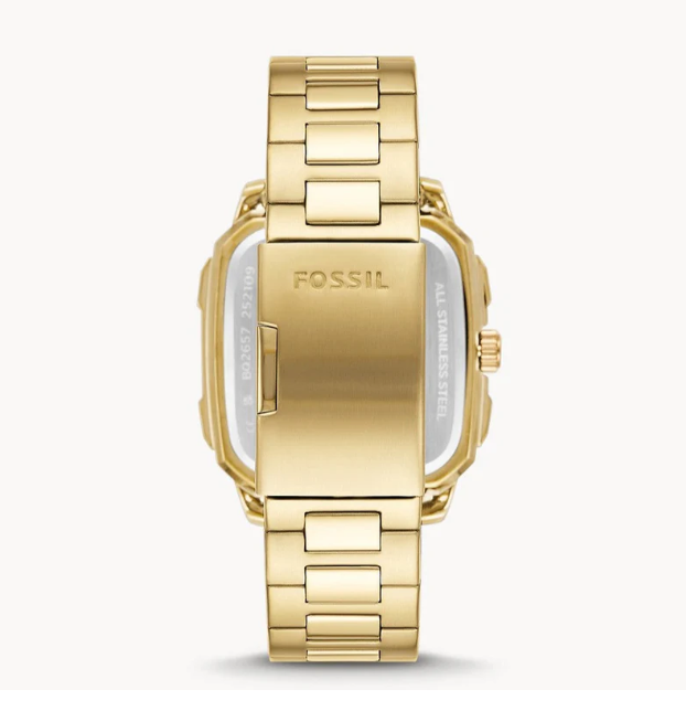 FOSSIL GOLD-TONE STAINLESS STEEL MULTIFUNCTION MEN’S WATCH | FS6035